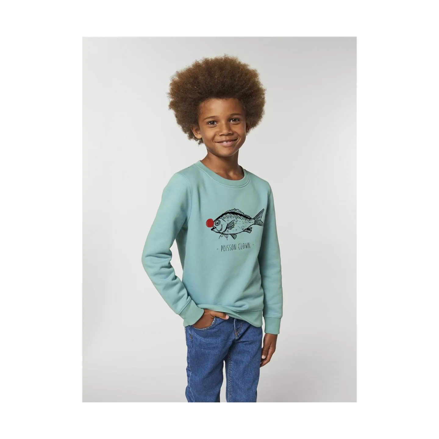 Sweat enfant "poisson Clown"