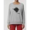 Sweat-shirt loose "Et merde"