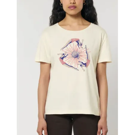 T-shirt femme "Nageuses" par Ruliano des Bois