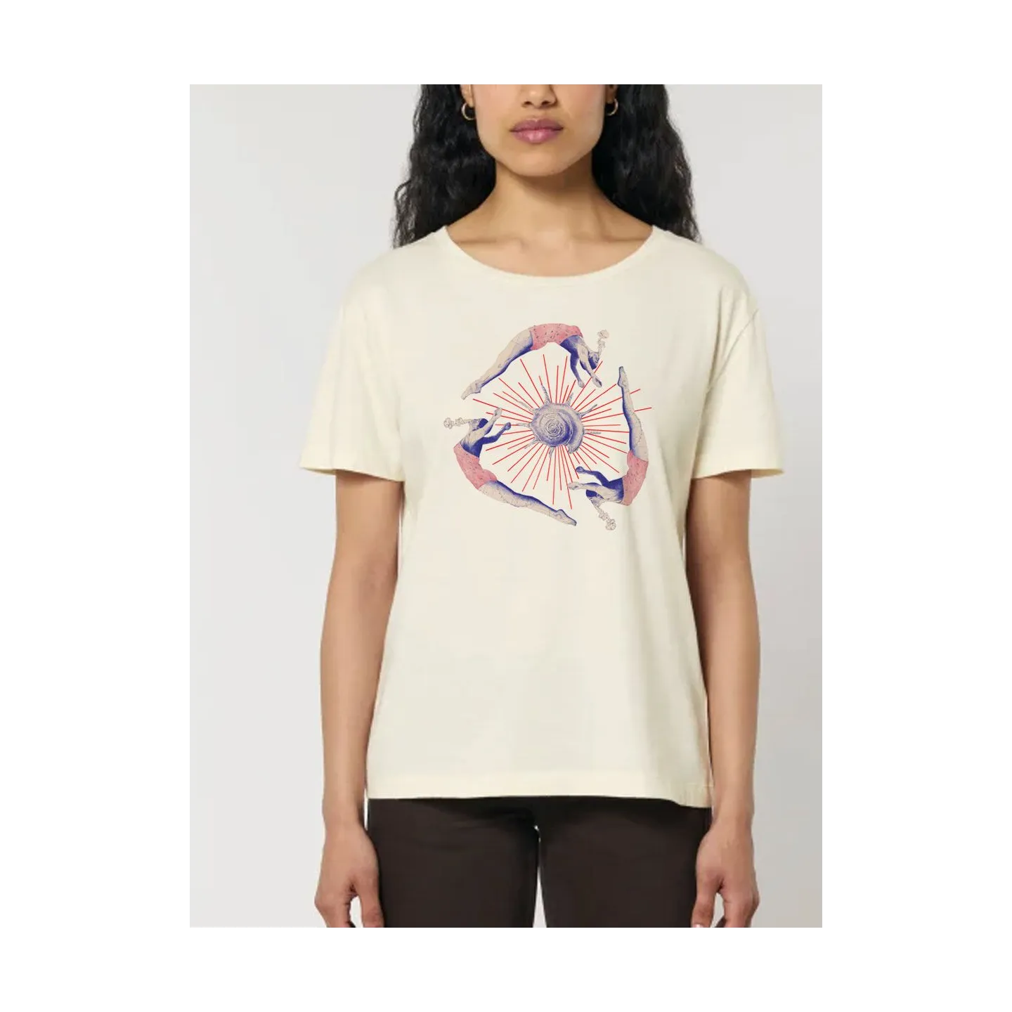 T-shirt femme "Nageuses" par Ruliano des Bois