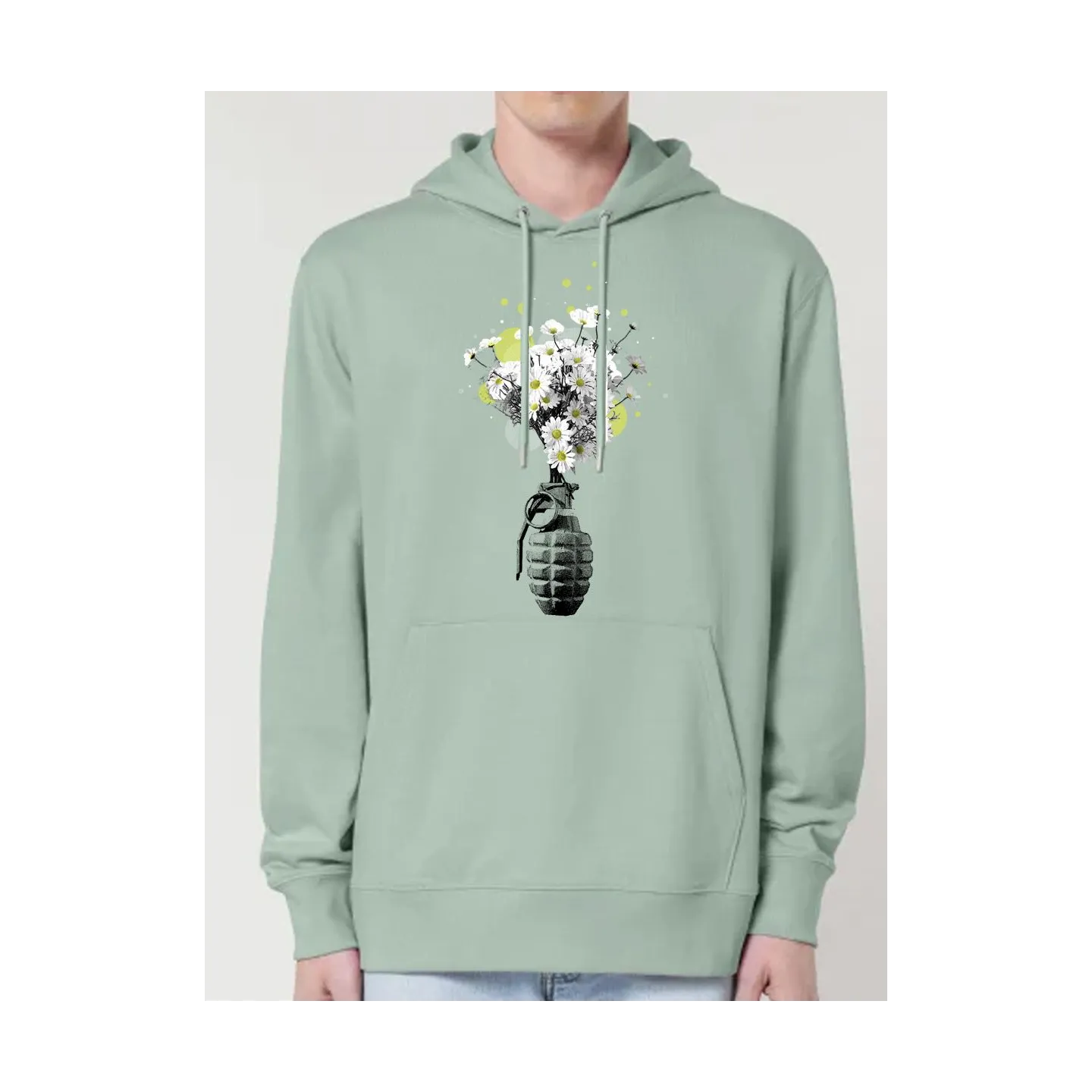 Sweat Homme "Flower Bomb"