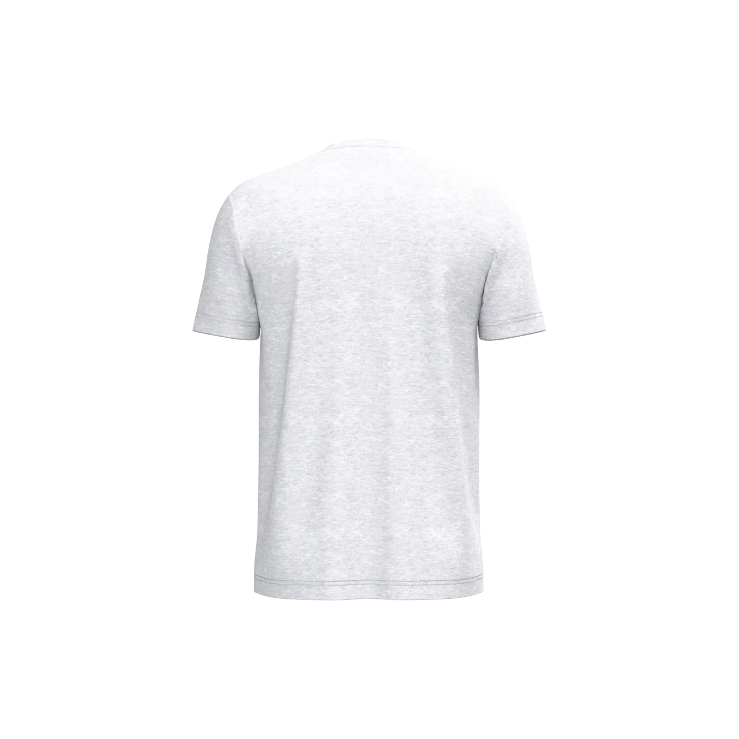 T-shirt col rond manches courtes homme - Ash Heather - BACK