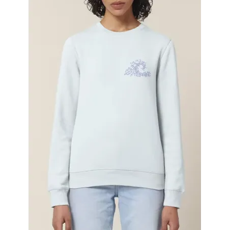 SWEAT UNISEXE COL ROND "VAGUE D'AMOUR" BY ATELIER SALÉ