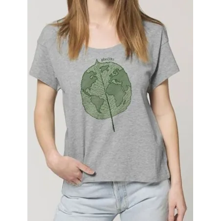 T-shirt femme ''Plan(è)te Feuille''