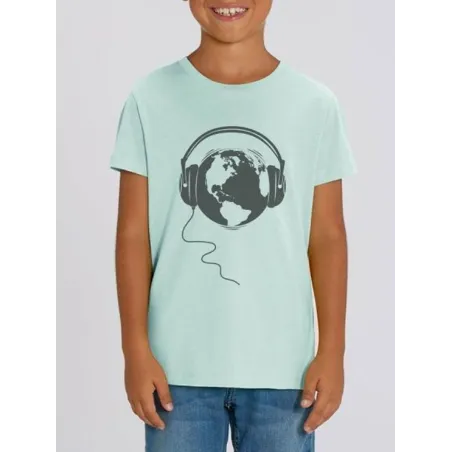 Tee shirt enfant "Ecoute la Terre"