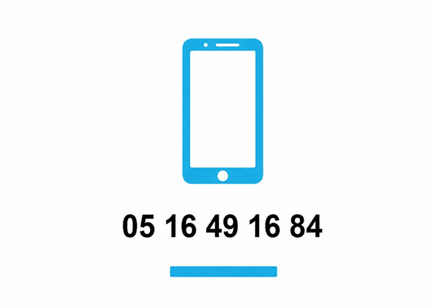 Téléphone du service clients 05 16 49 16 84