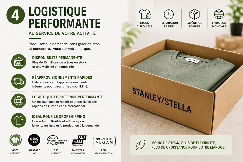 Une logistique performante Stanley/Stella